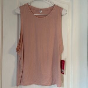 🆕 Yogalicious Pink Tank NWT XL
